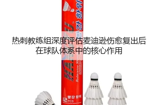 热刺教练组深度评估麦迪逊伤愈复出后在球队体系中的核心作用